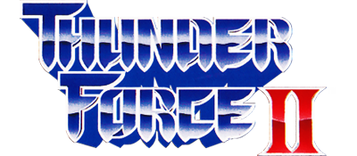 Thunder Force II logo for Sega Mega Drive